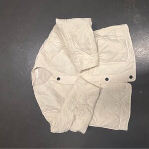Zara Cream Quilted Jacket